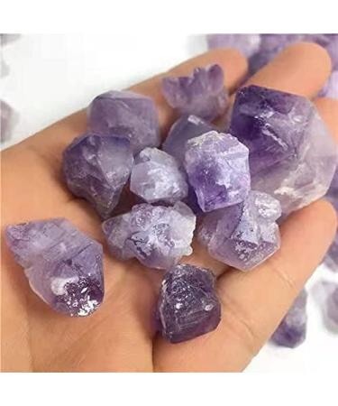Gemstone Minerals raw Crystal Points Natural Purple Quartz Crystal Amethyst Cluster for Reiki 100g - Buy Online on GoSupps.com