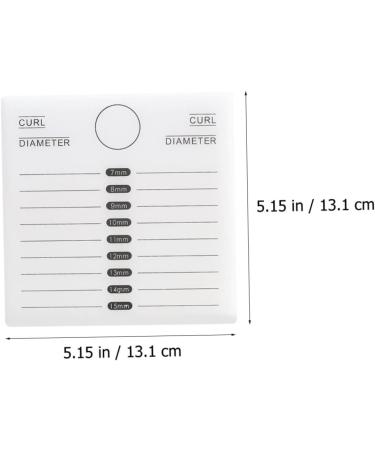 WOONEKY Plateau pour Extensions de Cils Acrylique Blanc Taille Standard Temps Pose Professionnel Domicile - Buy Online on GoSupps.com