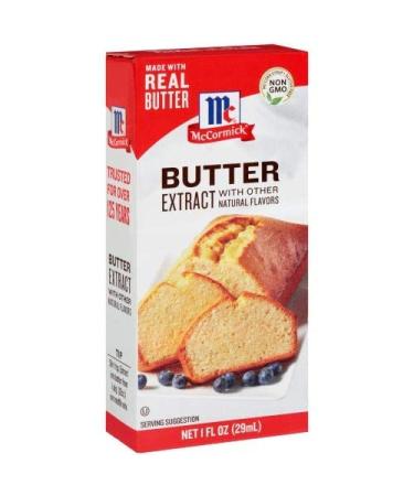 McCormick Butter Extract 1 Fl Oz (Pack of 2) | Natural Flavors | Best Quality - Buy Online on GoSupps.com