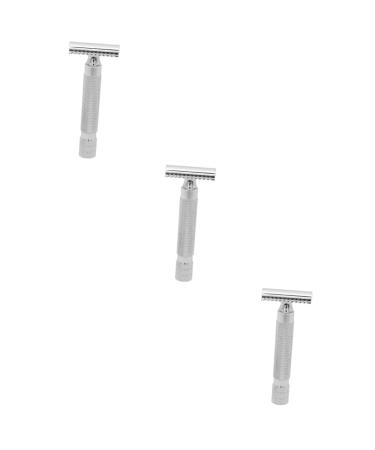 Minkissy 3st wood holder Razor For men shave body razors for men wooden razor razor made of steel safe razor double razor razor man solid wood