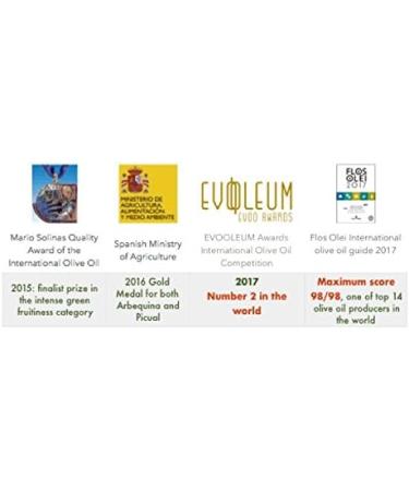 6 glass bottles x 500 ml - Oro Bail n - Reserva Familiar Arbequina - Spanish extra virgin olive oil by Oliva Oliva Internet SL: - Buy Online on GoSupps.com