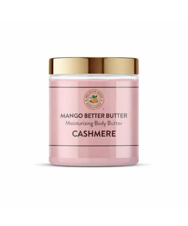MSCEE Mango Better Butter Cashmere Moisturizing Body Butter for Everyday Skin Care 7 oz