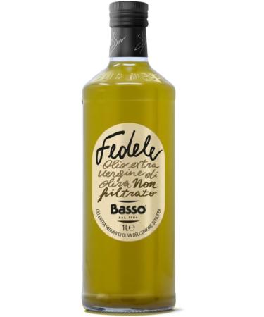 Basso Fedele Extra Virgin Olive Oil Unfiltered 1 Litre + 1 x Felce Azzurra Talcum Powder 100 g Pack of 3 - Buy Online on GoSupps.com