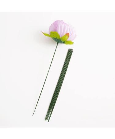 Enajucy 100 pcs 10 Inch Plastic Floral Stem Wire for DIY Artificial Flower Arrangements - Buy Online on GoSupps.com