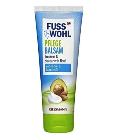Footwohl nursing balm - foot cream - foot care - for smooth feet - with urea glycerin and lactate - for dry & stressed skin - 75 ml