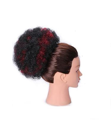10 Inch High Puff Afro Curly Wig Ponytail Drawstring Short Afro Kinky Pony Tail Clip In Synthetic Kinky Curly Hair Bun 427HL