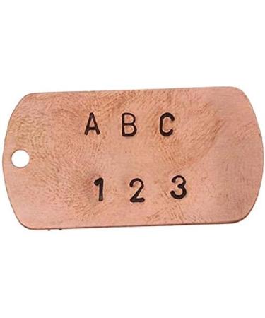 36pc 1/8 3MM Letter & Number Stamp Punch Set - Hardened Steel for Metal, Wood, Leather - Buy Online on GoSupps.com
