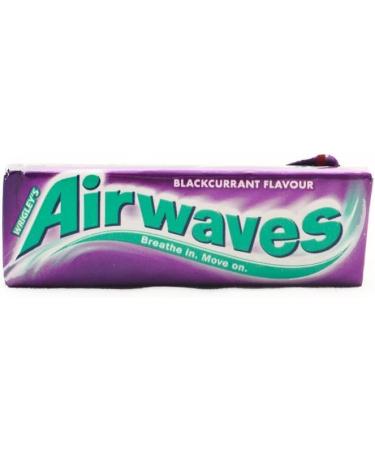 Wrigley's Airwaves Blackcurrant Chewing Gum (30 Packets (Full Box)) Help To Freshen Breath And Clean Teeth