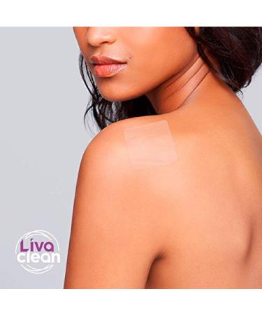 20 CT LivaClean Square Large Hydrocolloid Acne Patches - Big Pimple Patch for Pore Spots, Cystic Pimples & Zits - XL Acne Bandages for Face & Nose - Buy Online on GoSupps.com