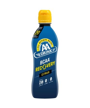 AA Drink BCAA Recovery 12x50CL - refreshing sports drink to support muscle regeneration with BCAAs and important nutrients 12 disposable bottles of 500 ml.