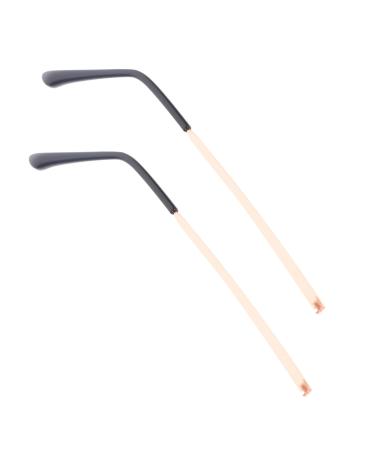 Subsofan 1 pair of glasses legs glasses frame Temple replacement glasses brick glasses repair set glasses brake brick bracket made of metal brilliant brake parts schnapps glass plastic woman metal frame ros gold 14x3cm