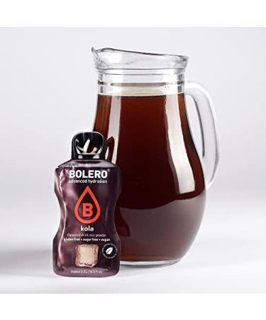 Bolero KOLA 24x3g | Sugar Free Powdered Juice Sweetened with Stevia + Vitamin C | for Kids and Sports | Gluten Free Vegan | - Buy Online on GoSupps.com