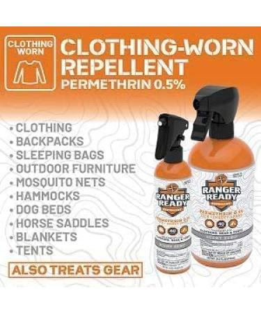 Ranger Ready P2Pak Permethrin + Picaridin Tick & Insect Repellent 8 Fl Oz (Pack of 2) - Scent Zero - Buy Online on GoSupps.com