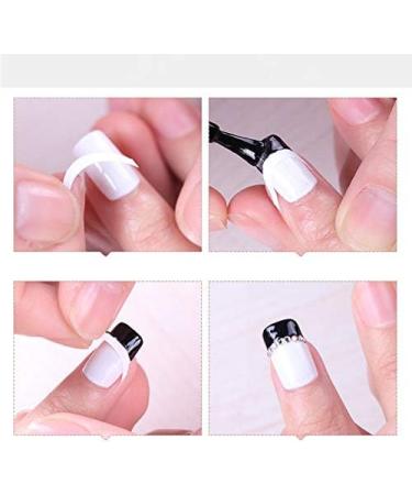 Warm Girl 680 Pieces 30 Designs French Manicure Nail Stickers Nail Art Tips Guides for DIY Decoration Stencil Tools 24 Sheets - Buy Online on GoSupps.com