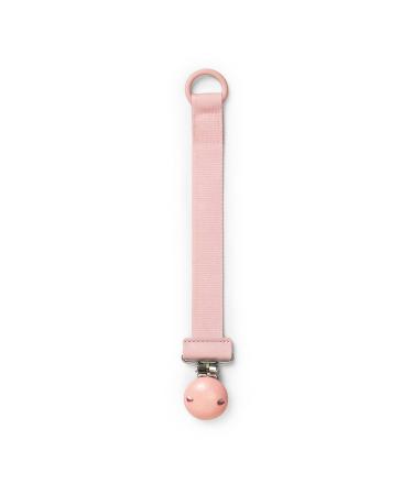 Elodie Details Pacifier Chain 2 Pack - Scandinavian Design for Baby Boys & Girls | Fabric & Wood Clip | Universal Silicone Ring | Autumn Rose & Candy Pink - Buy Online on GoSupps.com