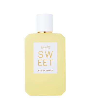 Ellis Brooklyn SWEET Eau De Parfum - Gourmand Perfume For Women with Pear Violet White Amber Cashmere & Marshmallow Vegan Perfume Made In The USA SWEET 3.4 Fl Oz (Pack of 1)