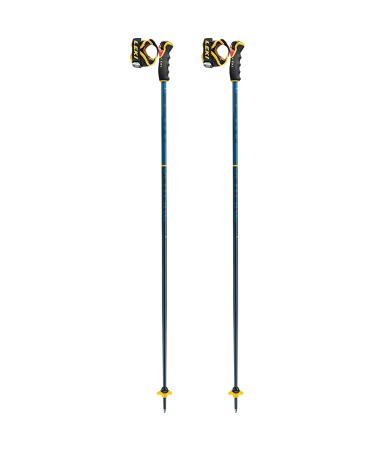 LEKI Spitfire 3D Ski Pole Pair 110 Blue/Mustard