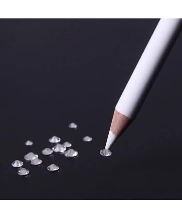 20pcs Wax Pencil for Rhinestones Nail Tools Rhinestones Picker Pencil Crayons Pencils Nail Rhinestones Nail Art Tools Nail Point Pen Dotting Pen Wooden White Manicure Dot Pen - Buy Online on GoSupps.com