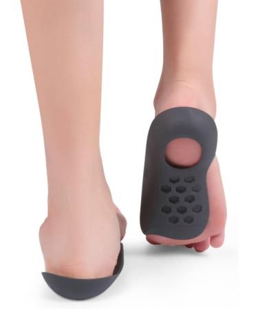 1 Pair Gel Insoles for Heels - Massage Arch Support Pads - Plantar Cushion Inserts for Men & Women - Buy Online on GoSupps.com