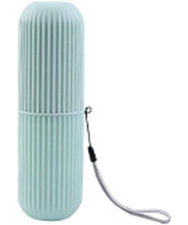 Portable Toothbrush Holder - Travel Case for Toothbrush Toothpaste & Mouthwash - Simple Grey Design - Buy Online on GoSupps.com