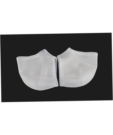 FRCOLOR 1 Pair Silicone Heel Protector Silicone Heel Sleeves Anti- Slip Silicone Feet Heel Socks Non Skid Socks Gelt Silicone Gel Foot Care Protector Spa White Men and Women Moisture Cream medium - Buy Online on GoSupps.com