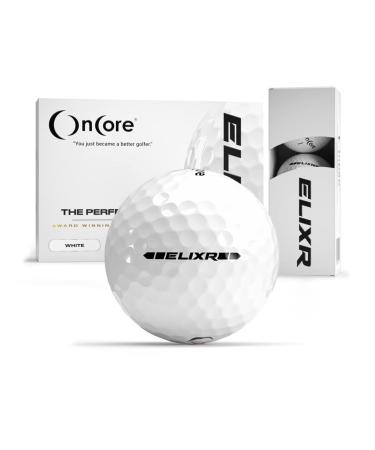 ONCORE GOLF ELIXR Tour Ball (2020) - High Performance Golf Balls - White (One Dozen | 12 Premium Golf Balls) Unmatched Control, Distance, Feel & Performance