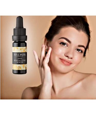 Organic Face Serum with Rose Essential Oil - For Rosacea and Mature Skin - Beauty Revitalizing Serum - 1 Month Supply - Made in USA - Buy Online on GoSupps.com