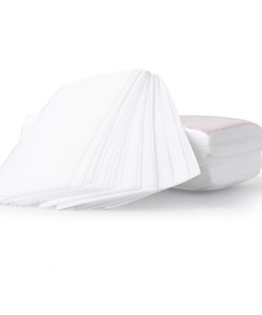 QUUPY 20X7CM 100 Sheet/Pack Disposable Professional Hair Removal Tool Depilatory Paper Nonwoven Epilator Women Wax Strip Paper Shaving Roll Waxing Smooth Legs