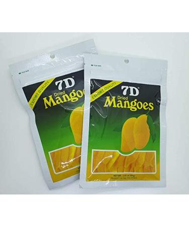 Naturally Delicious 7D Mangoes Tree Ripened Dried Mango 2 pack 2.82 Ounce (Pack of 2)