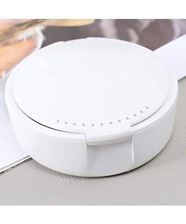 Denture Box Retainer Case with Mirror for Office, Home, Travel - Black - Buy Online on GoSupps.com