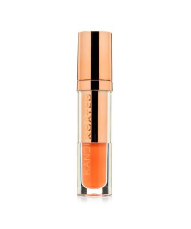 Kandi Koated Lacquer Illuminating Lip Cream Vivacious Creamy Lipstick | Natural Colors Moisturizing Lip Lacquer Paraben-Free Cruelty-Free | Beauty & Makeup Vivacious - A Light Orangey-Peach