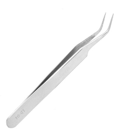 Eyebrow Tweezers Optional Fine Processing Smooth Lines High Strength Eyelash Tweezers Flexible Stylist Laboratory for Electronics(Silver Curved Tweezers LD04) Silver Curved Tweezers Ld-04 - Buy Online on GoSupps.com