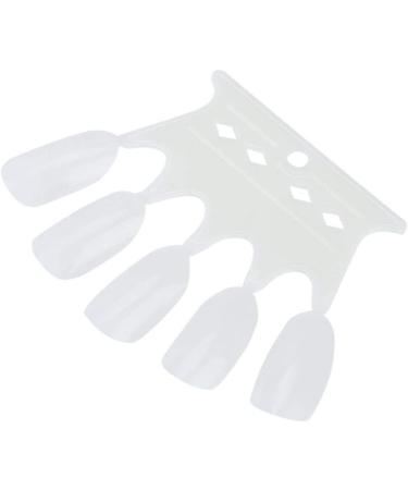 Nail Color Card 4 Colors Manicure Polish Gel Display Tool - 50pcs Nail Art Practice Tips, Natural Color - Buy Online on GoSupps.com