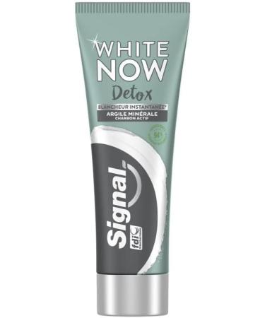 SIGNAL - White Now Whitening Toothpaste Clay & Charcoal 75Ml - Pack of 3 - Buy Online on GoSupps.com
