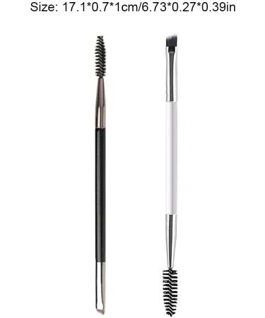Dajidafu Eyebrow Brush Wool Fiber Easily Grip Dual Ended Multifunction Tinting Spoolie Mini Eyeliner Brow Brushes Eyelash Tools Single End - Buy Online on GoSupps.com