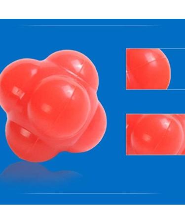 Lucaser Reaction Ball - Agility Trainer Silicone Hexagonal Ball for Enhanced Reaction & Massage Therapy | International Shipping Available - Buy Online on GoSupps.com