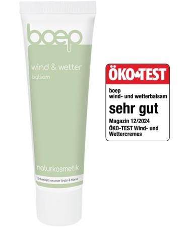 boep wind and weather cream for babies and children | Natural vegan cosmetics developed by a doctor | Baby balm cream protection against cold face and body | Wind and weather balm (50 ml) - Buy Online on GoSupps.com