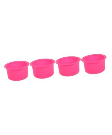 Shinofi 4 pieces of bowl to melt wax wax sparrow wax stuff made of silicone wax melting tool Wax heating pot Cerp warmers bowl silicone bowl soft wax pebbles replace rosyx4stk 12x12cmx4pcs