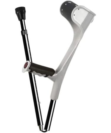 Forearm Crutches Adjustable Cane Forearm Crutches Handle with Comfy Grip - High Density Sturdy Aluminum Heavy Duty for Standard and Tall Adults Lightweight Arm Crutch Journey - Buy Online on GoSupps.com