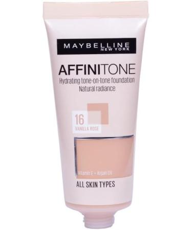 Maybelline Affinitone Perfecting And Protecting Foundation 30ml-16 Vanilla Rose - Buy Online on GoSupps.com