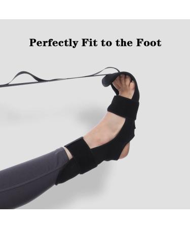 Lushnessu Multi-functional Foot Stretching Strap for Relieving Plantar Fasciitis Achilles Tendonitis and Leg Muscle Pain Suitable for Dancers Fitness and Yoga Enthusiasts Blue - Buy Online on GoSupps.com