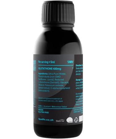 Lipolife LLG2 Liposomal Glutathione 150ml with Setria Glutathione - Advanced Nutrient Delivery - Buy Online on GoSupps.com