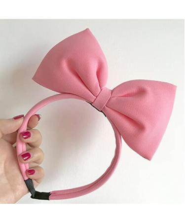 Shop Rosa Hair Band Bowl - Stylish Hair Accessories for Women | Perfect for Cosplay & Special Occasions - Pink & Black Options - Buy Online on GoSupps.com