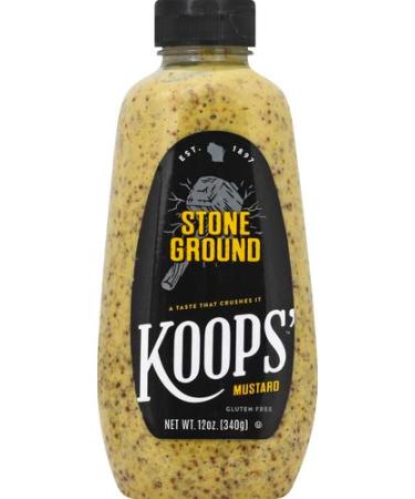 Koops Mustard, Stone Ground, 12-ounces (Pack of6)