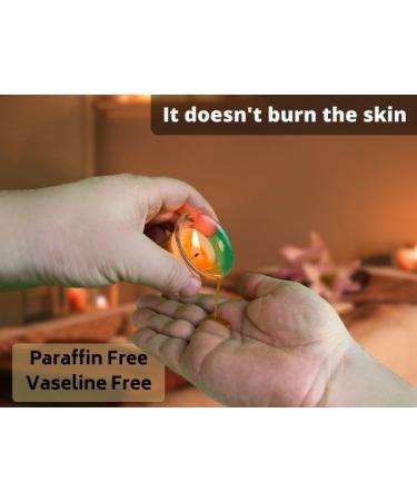 Buy HOT Flowers Beeswax Body Scented Massage Candle Set - Skin Safe Low Heat Oil Warmer - 3 Romantic Scents - International Shipping - Buy Online on GoSupps.com