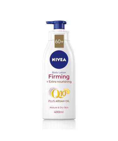 NIVEA Firming Body Lotion Q10 + Argan Oil (400 ml) Nourishing Firming Cream with Q10 and Argan Oil NIVEA Moisturising Cream for Firm Skin - Buy Online on GoSupps.com