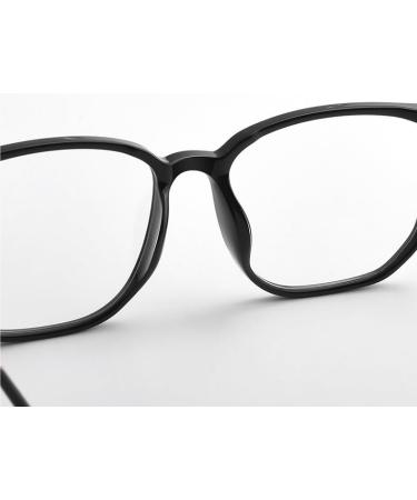 Zhuyiqz Anti-UV Reading Glasses | Stylish Oversized Computer Readers | Anti-Blue Light | Clear-Black +150 for Women - Buy Online on GoSupps.com