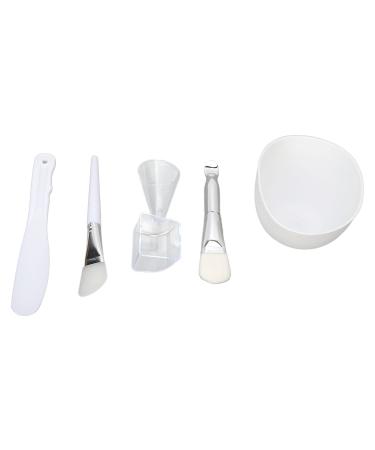 Face Mask Mixing Bowl Set 5 in 1 DIY Facemask Mixing Tool Kit with ilicone Brush Soft Bristle Brush Mixing Bowl Spatula Measuring Cup Spoon Skin Mask Applicator Facial Skin Care Kits