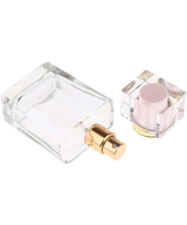 Dajidafu Stylish Pink Cap Empty Glass Perfume Fragrance Bottle Aftershave Spray Containers 50ml - Buy Online on GoSupps.com