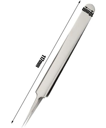 DMQUANLIAN Professional Comedones Extractors Stainless Steel Ingrown Hair Tweezers Blackhead Remover Splinter Sharp Tip Tweezers for Acne Blackhead tweezer ingrown Hair Treatment - Buy Online on GoSupps.com